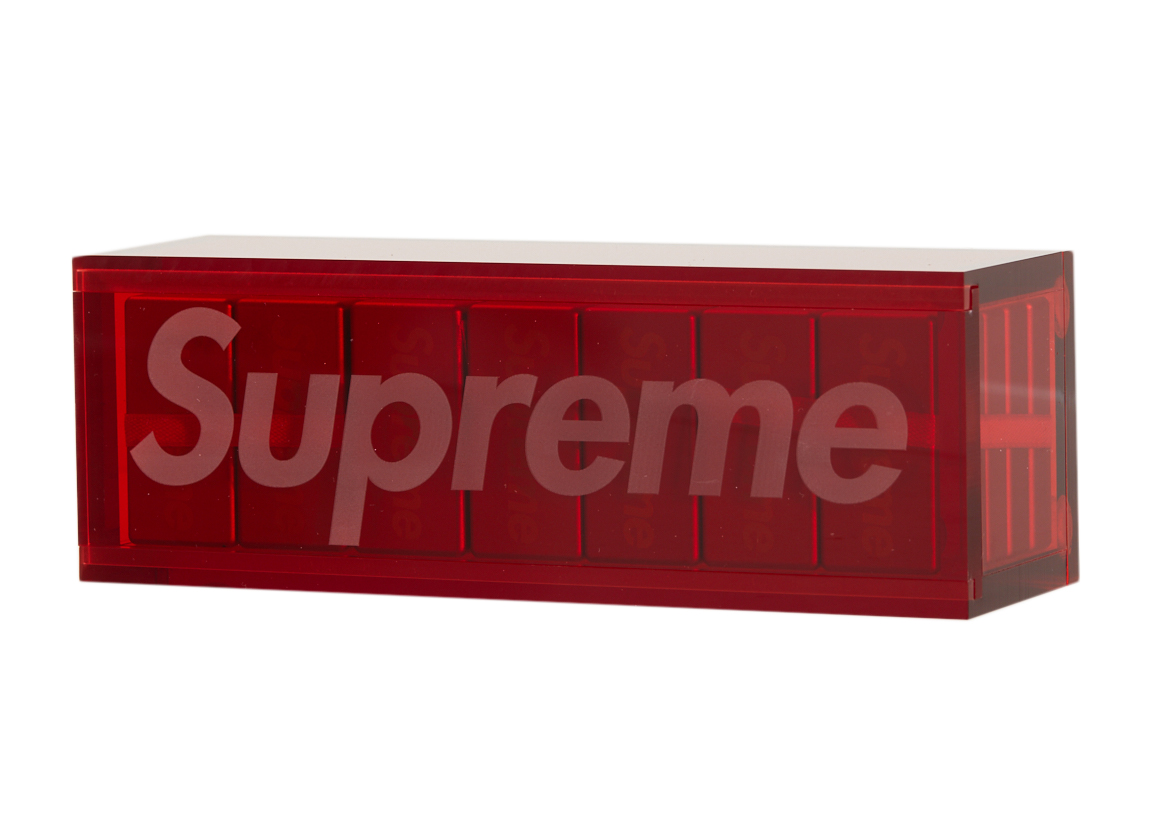 Supreme Aluminum Domino Set Red - FW22 - US