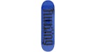 Supreme Ambigram Skateboarddeck Blau