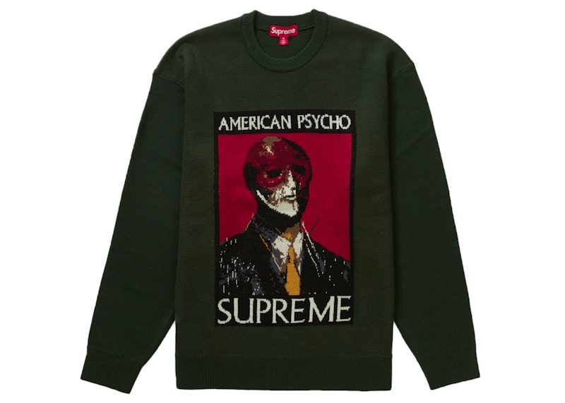 SUPREME American Psycho Sweater M マスタード-