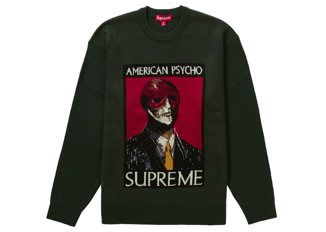 Pre-owned Supreme American Psycho Sweater Green