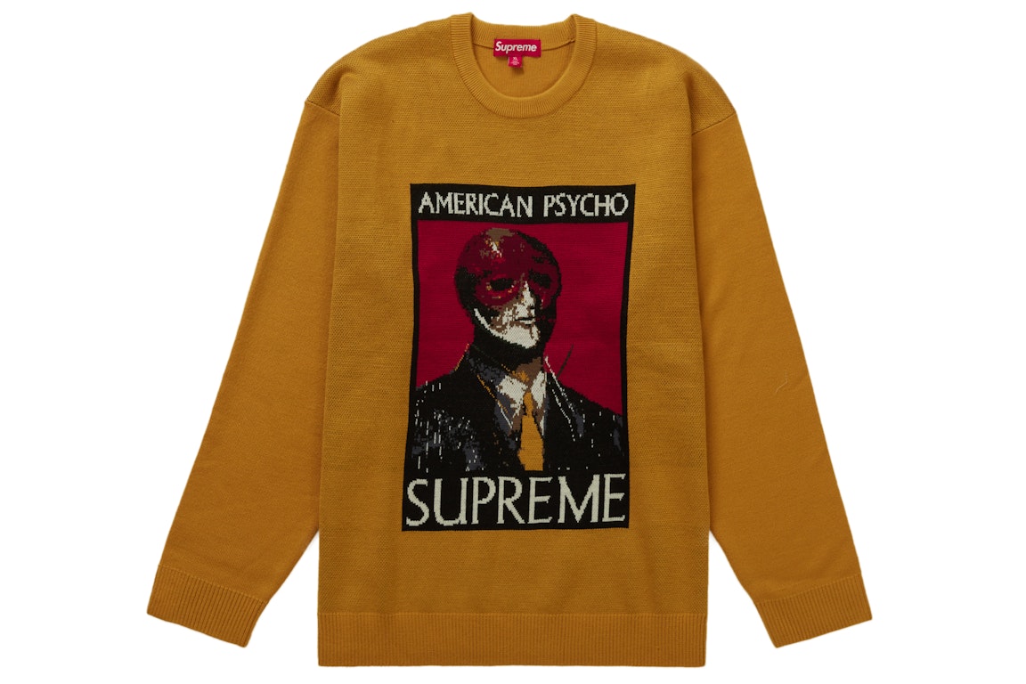 Pre-owned Supreme American Psycho Sweater Yellow