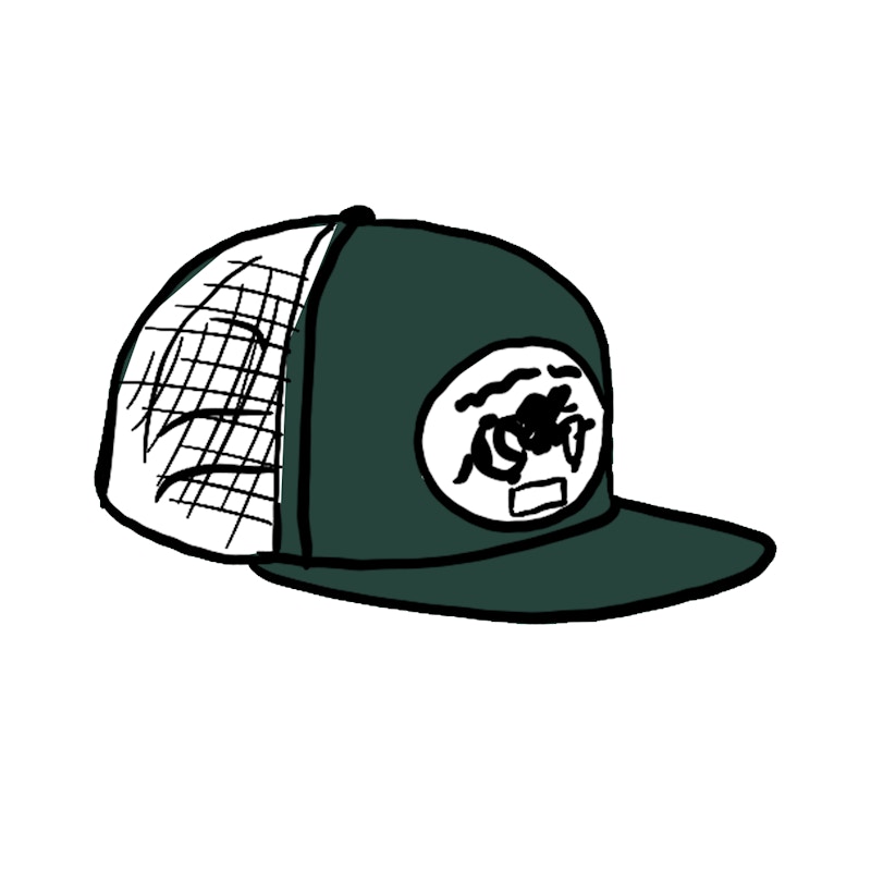 Pre-owned Supreme America's Favorite Mesh Back 5panel In Dark Green
