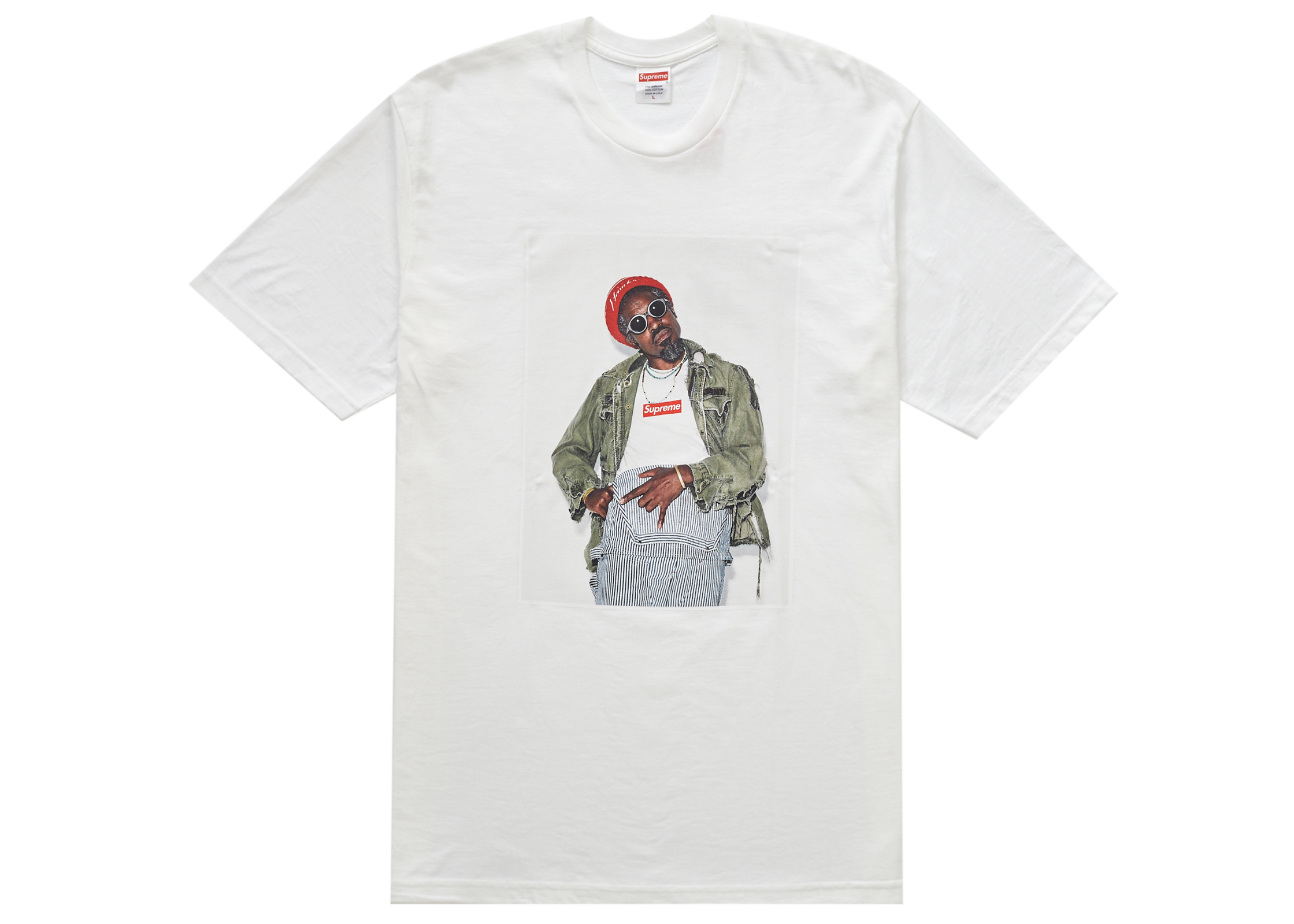 欲しいの Supreme André 3000 Tee White XL Tシャツ/カットソー(半袖