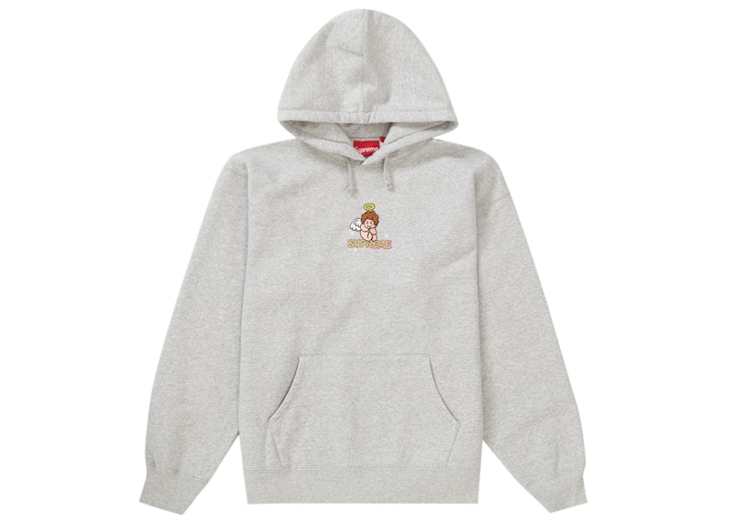 Supreme Angel Hooded Sweatshirt Heather Grey