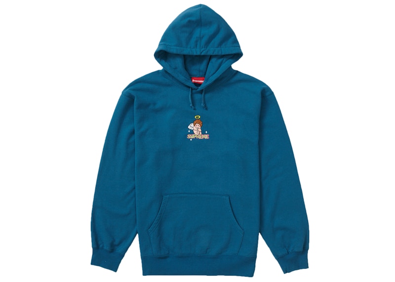 Supreme Angel Hooded Sweatshirt Marine Blue Men's - SS22 - US