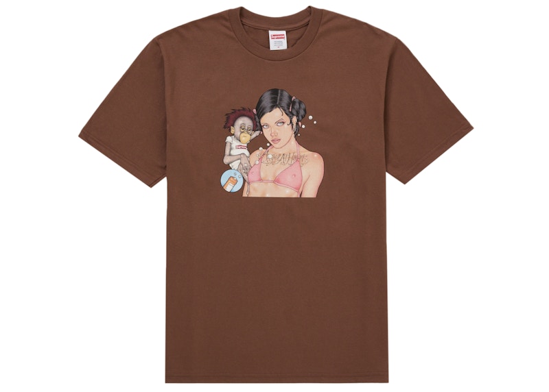 Supreme Angel Tee Brown Men's - FW25 - US