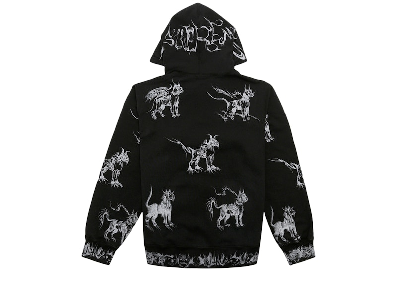 Supreme Animals Hooded Sweatshirt Black Men's - SS20 - US