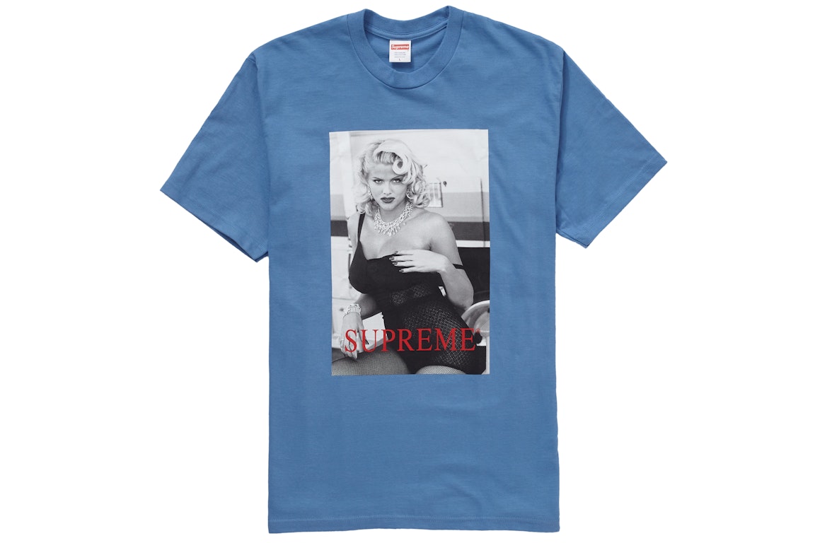 Pre-owned Supreme Anna Nicole Smith Tee Dusty Light Royal