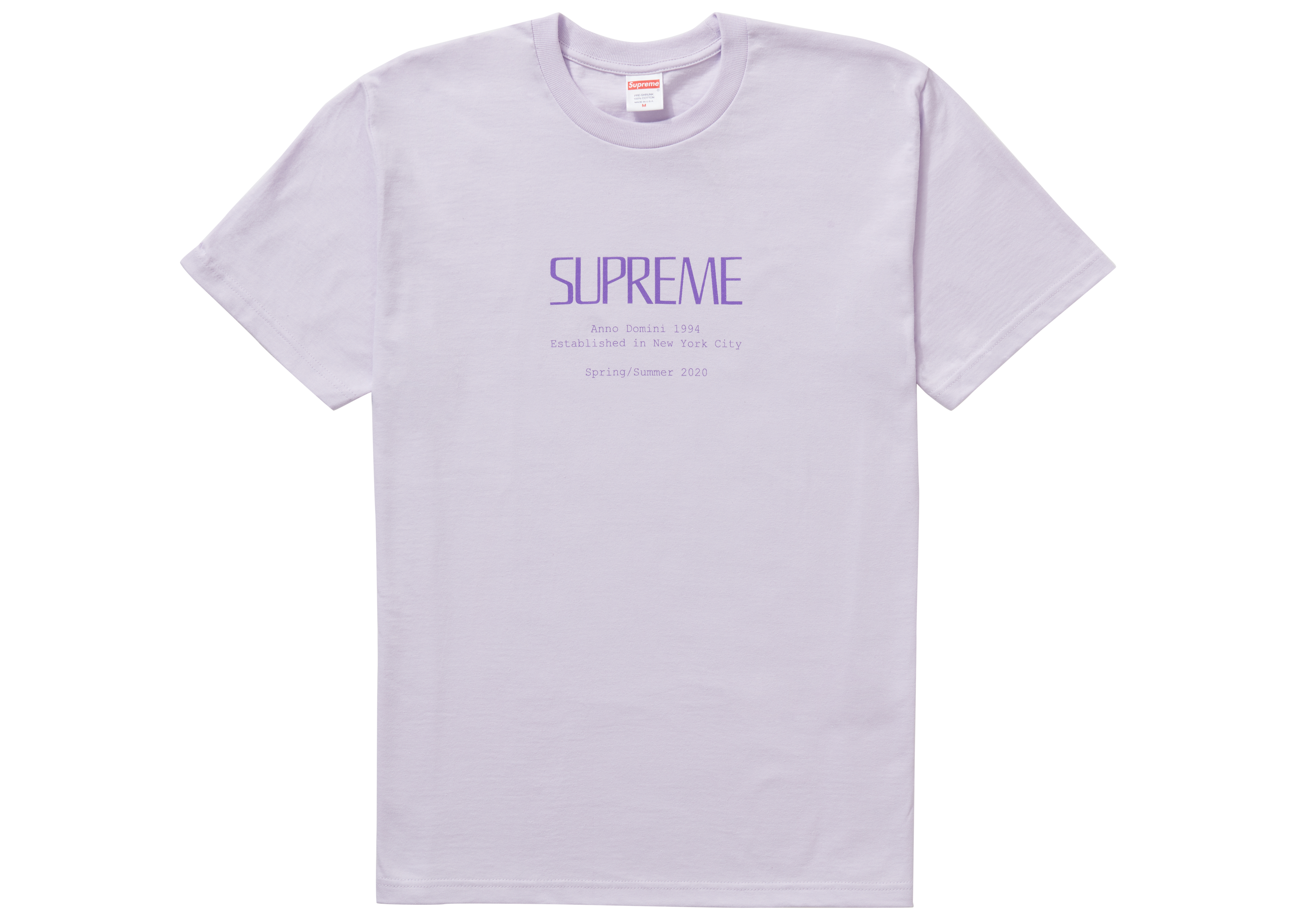 Supreme Anno Domini Tee Light Purple