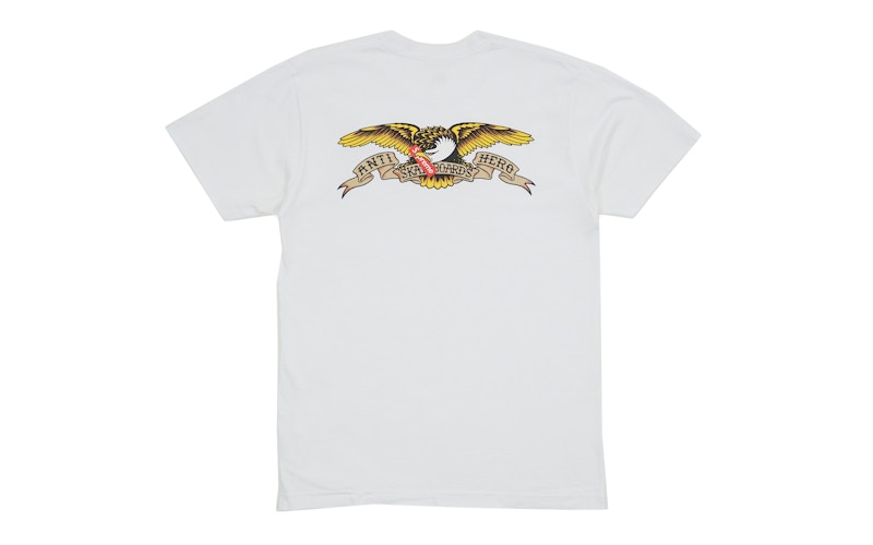 Supreme Anti Hero Eagle Pocket Tee White Men's - SS16 - GB