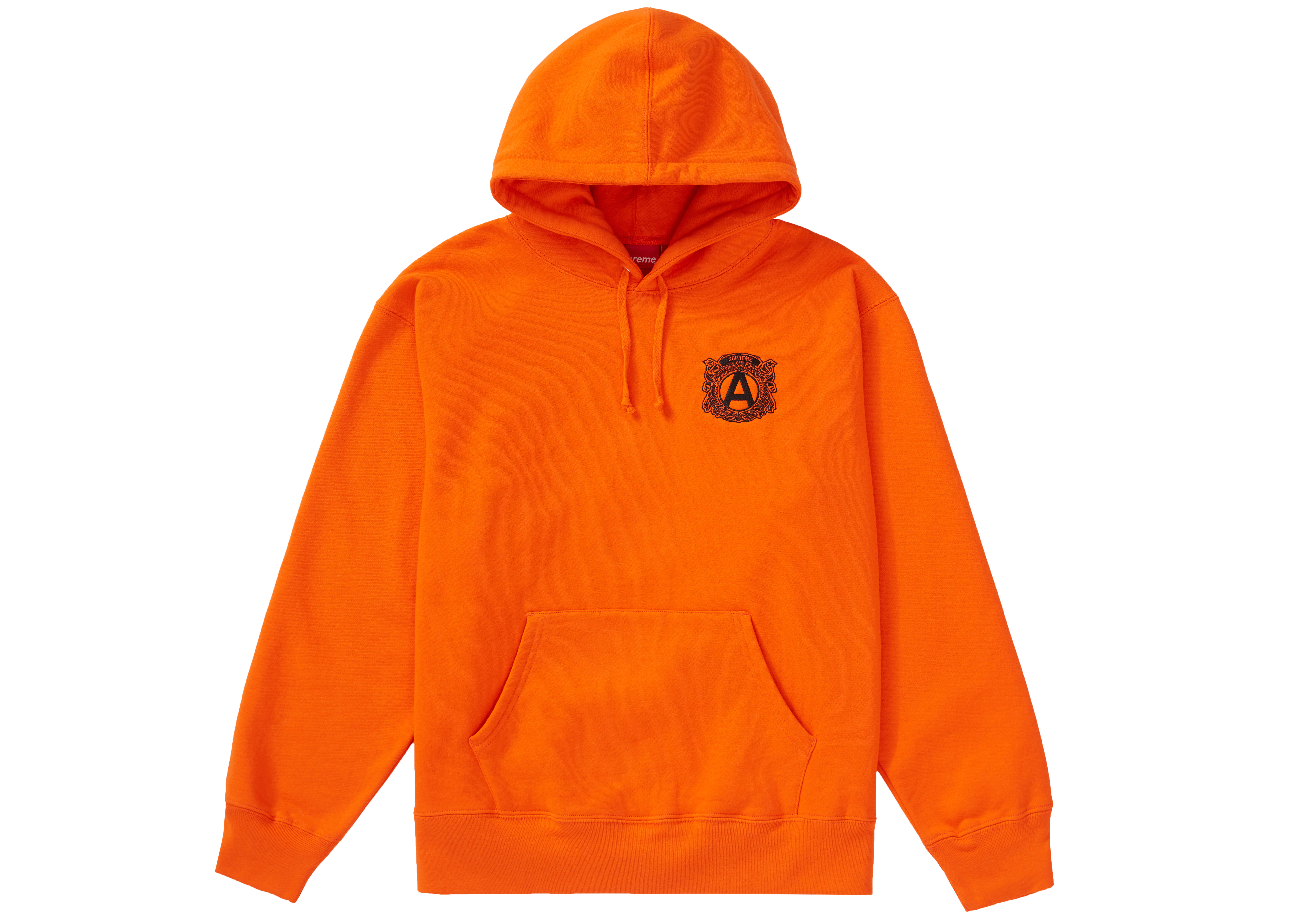 Supreme Anti Hooded Sweatshirt Orange Men's - FW20 - US