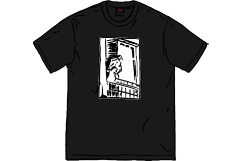 Supreme Antihero Balcony Tee Black Men's - FW20 - US Supreme Antihero Balcony Tee Black Men's - FW20 - US