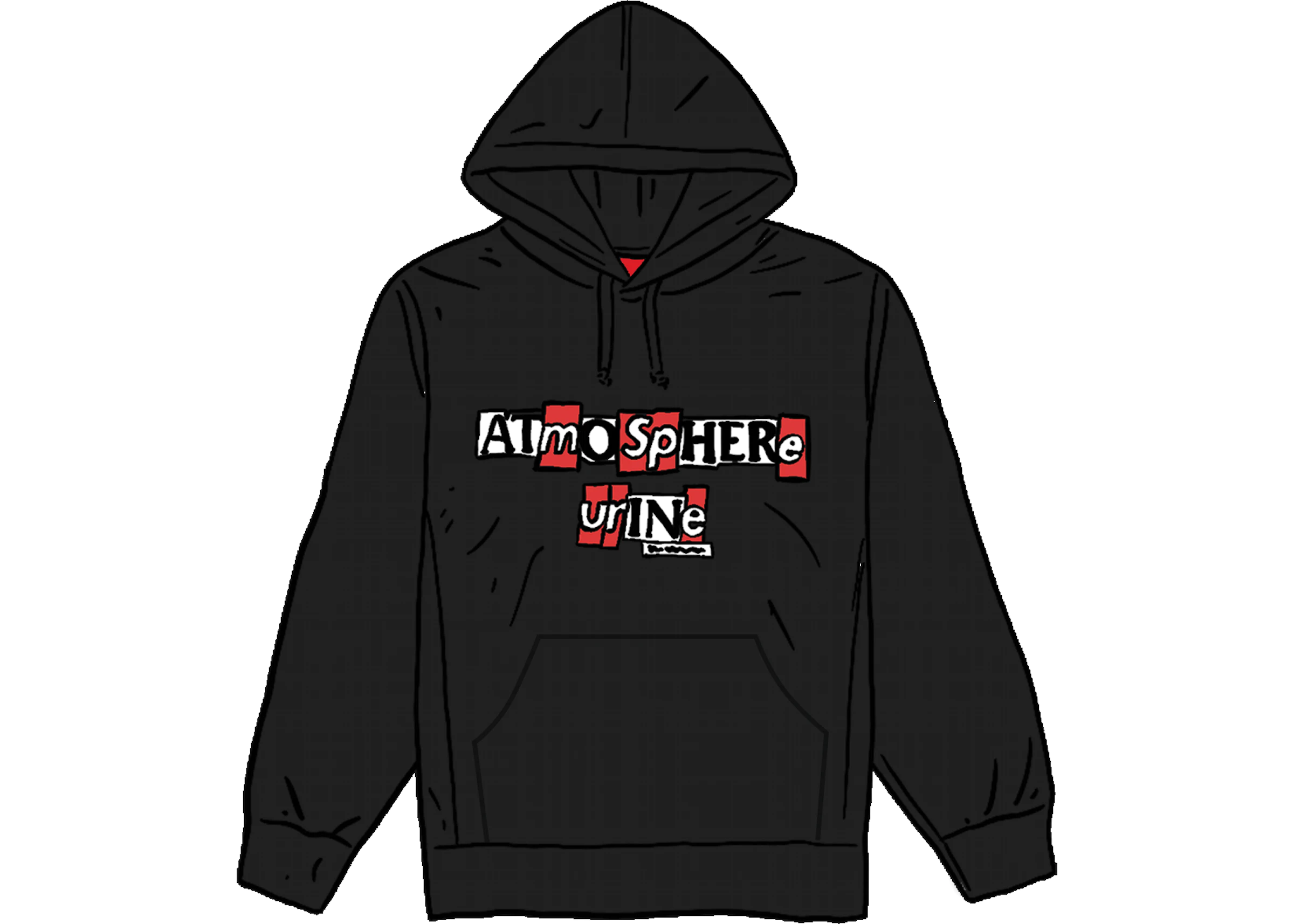 Supreme Antihero Hooded Sweatshirt Black