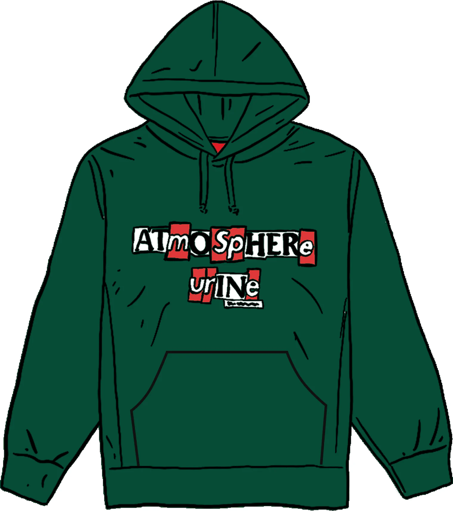 Supreme Antihero Hooded Sweatshirt Dark Green