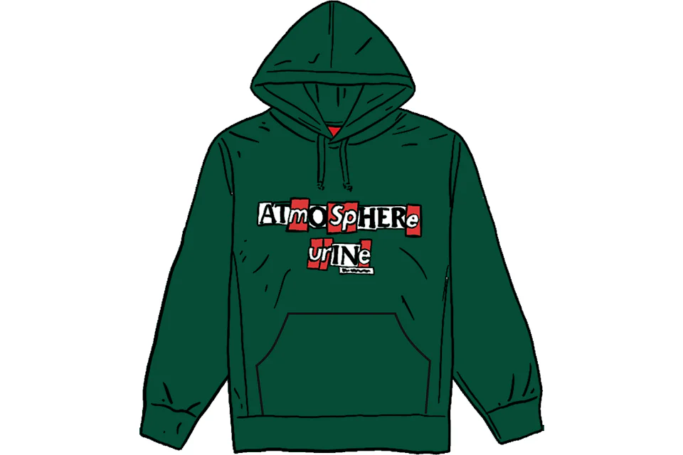 Supreme Antihero Hooded Sweatshirt Dark Green