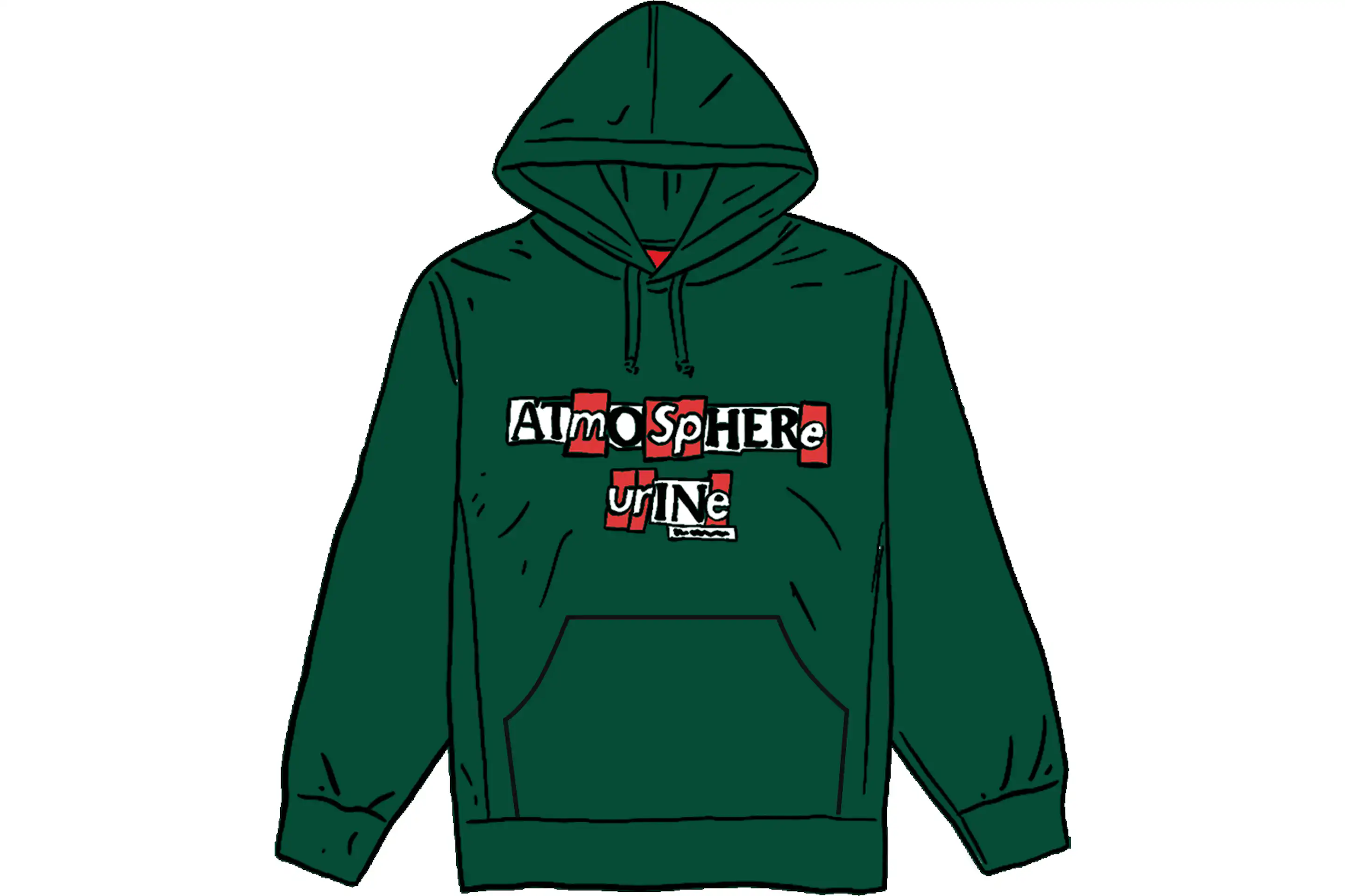 Supreme Antihero Hooded Sweatshirt Dark Green - FW20 - CN