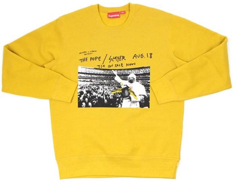 希少S Supreme antihero 16ss pope crew neck-