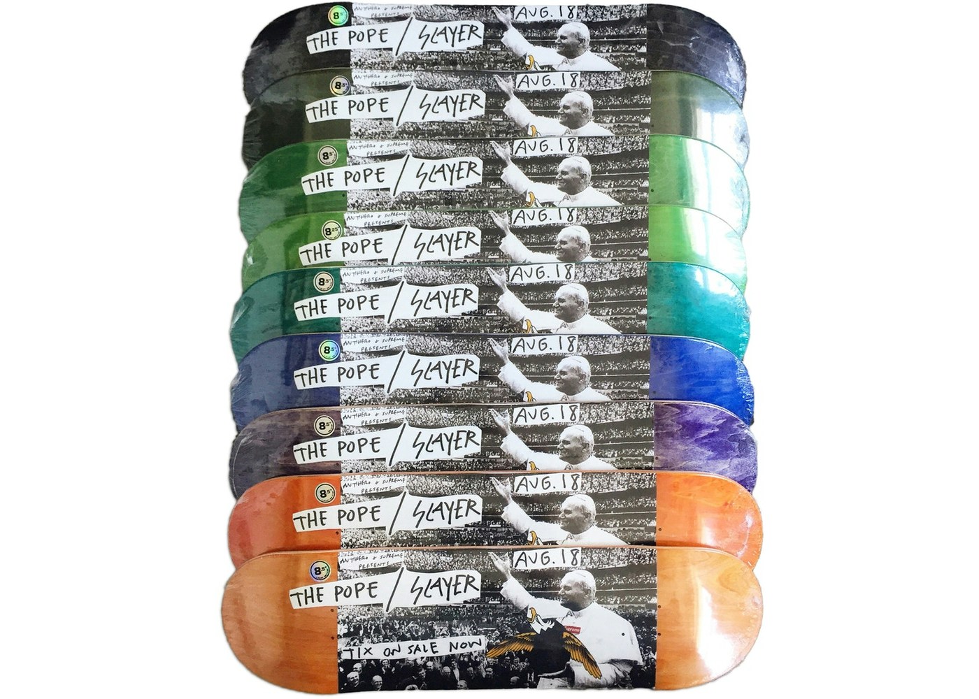 Supreme Antihero Pope Skateboard Deck Random Ss16