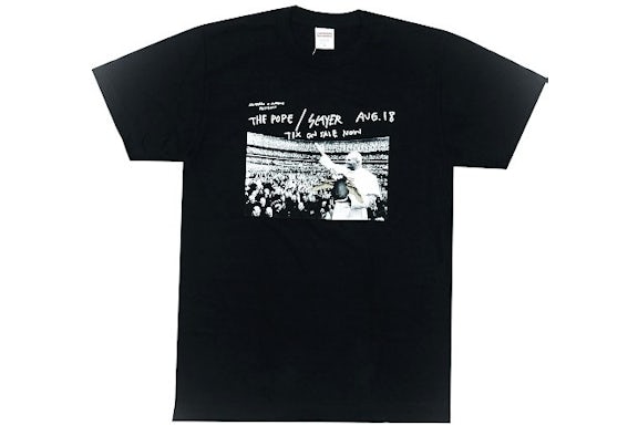 Supreme Antihéroe Papa Camiseta Negro