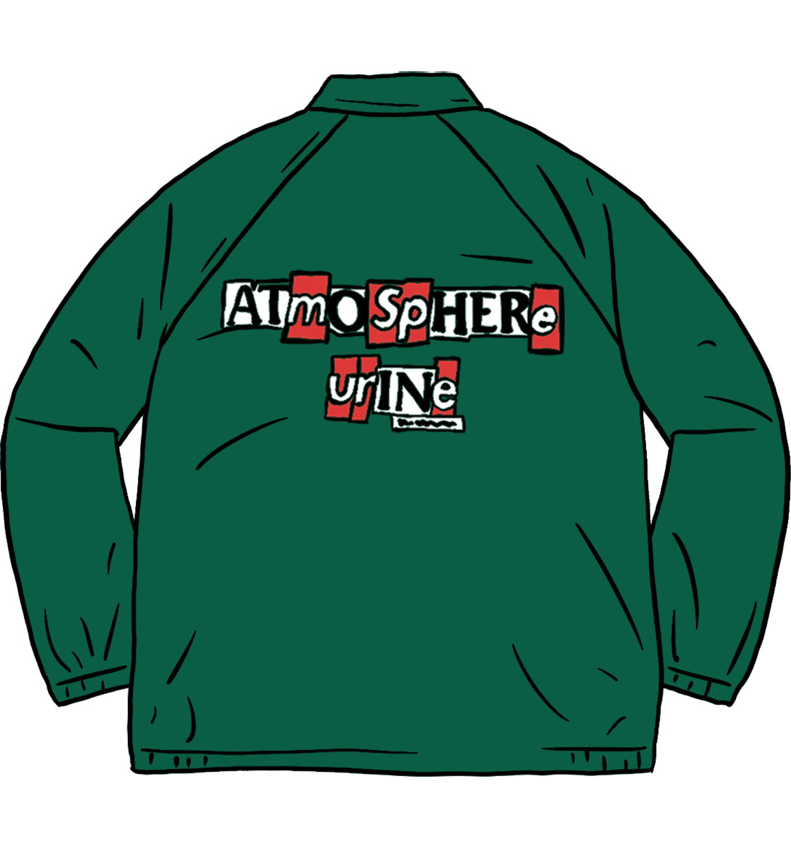 Supreme Antihero Snap Front Twill Jacket Dark Green