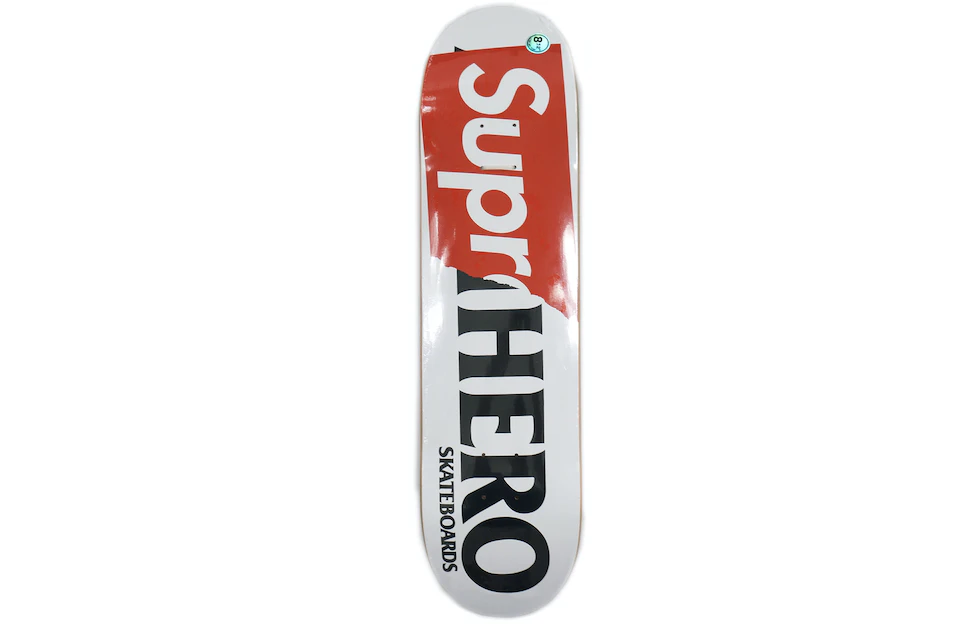 Supreme Antihero Supr-Hero Skateboard Deck White