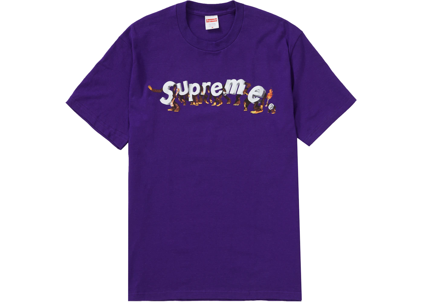 Supreme Apes Tee Purple Men's - SS21 - US