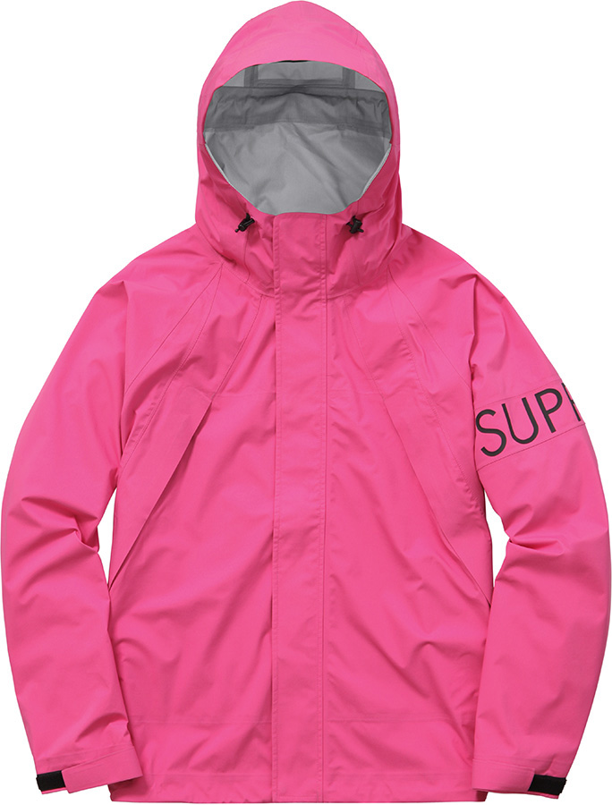 Supreme Apex Taped Seam Jacket Pink