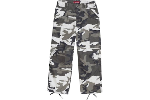 Supreme Aphex Twin Alpha Industries Cargo Pant Snow Camo Men's