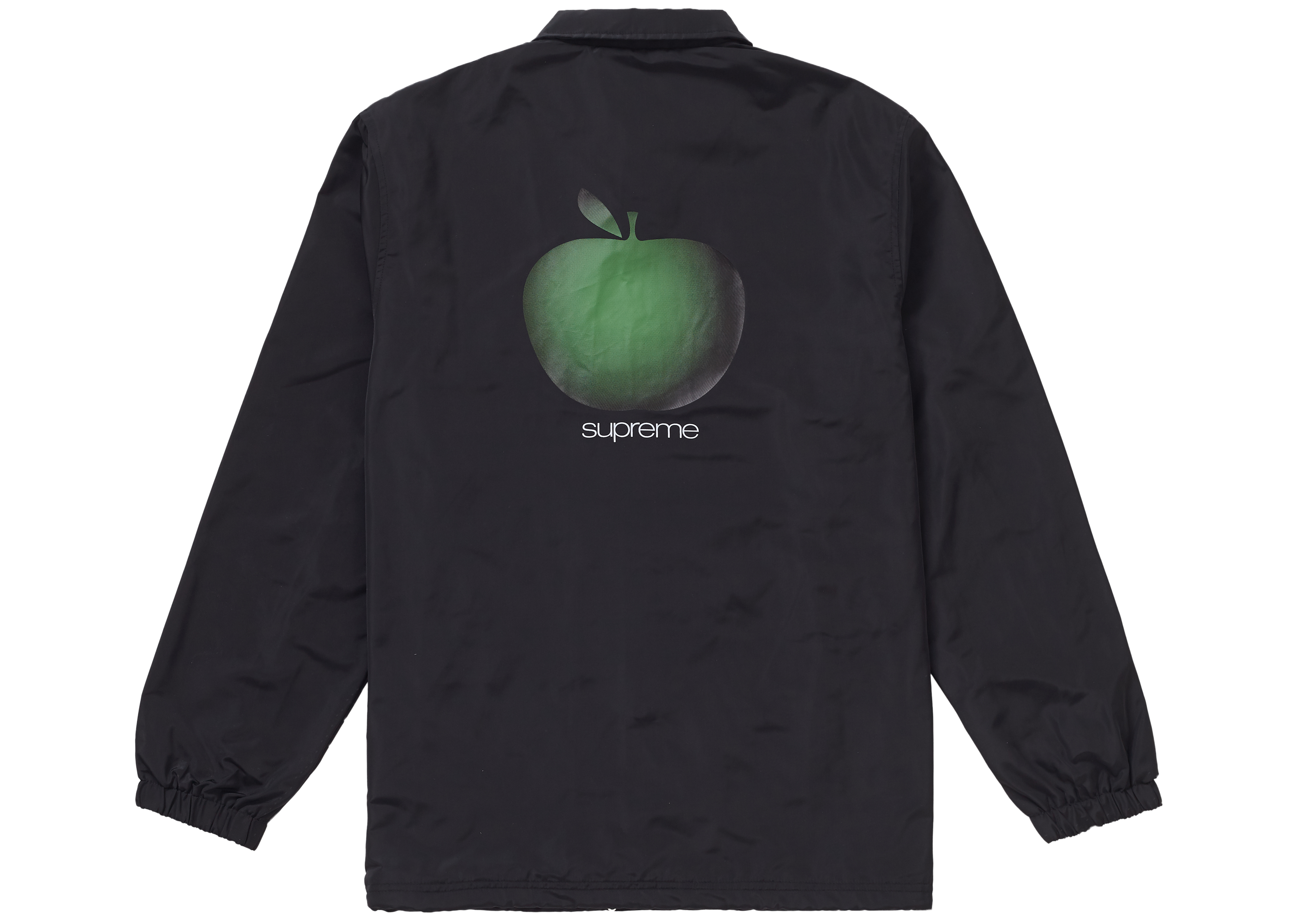 Supreme Apple Coaches Jacket Black