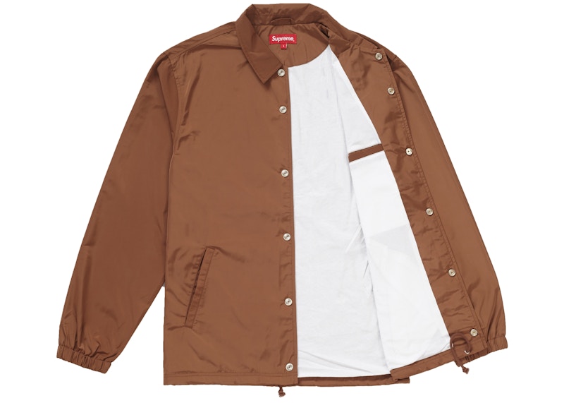 Supreme Apple Coaches Jacket Brown Men's - SS19 - US