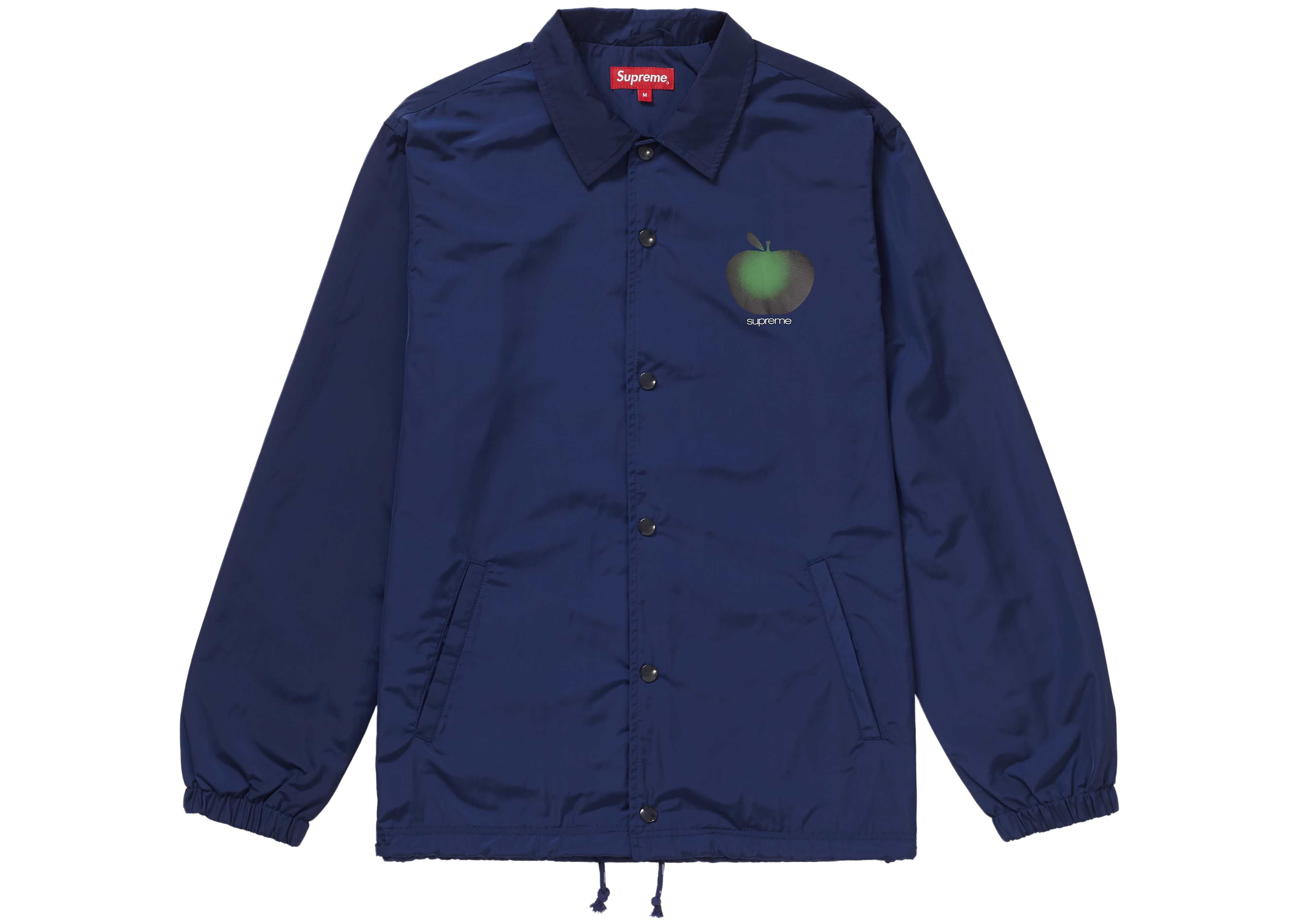 Supreme Apple Coaches Jacket Navy Men's - SS19 - US