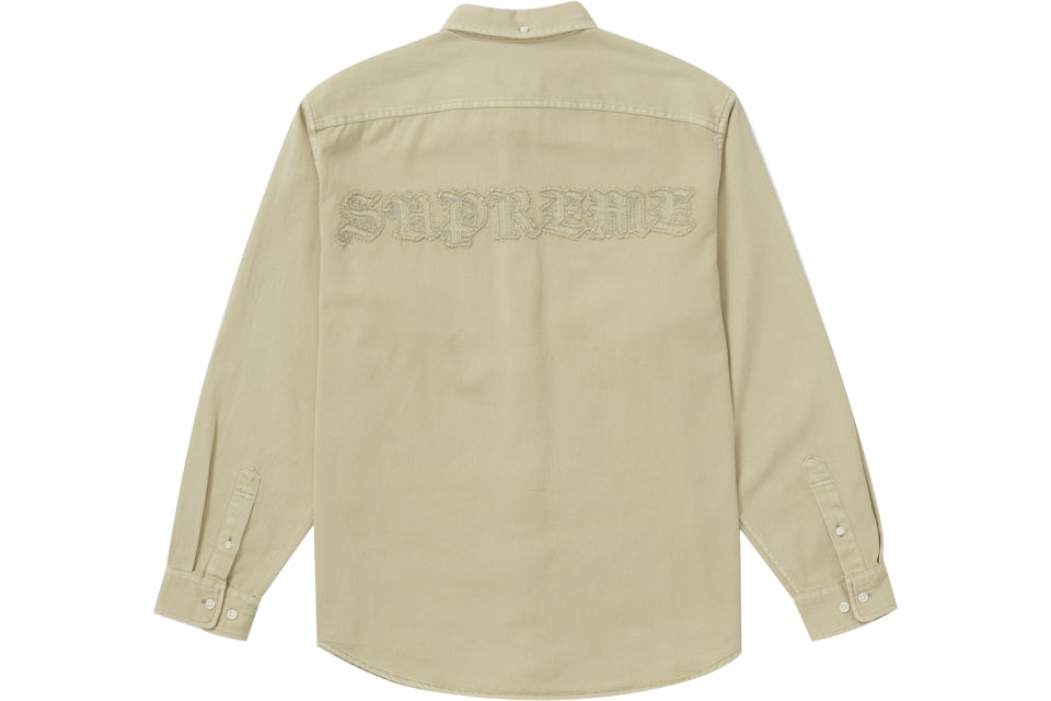 Supreme applique denim shirt Clearance