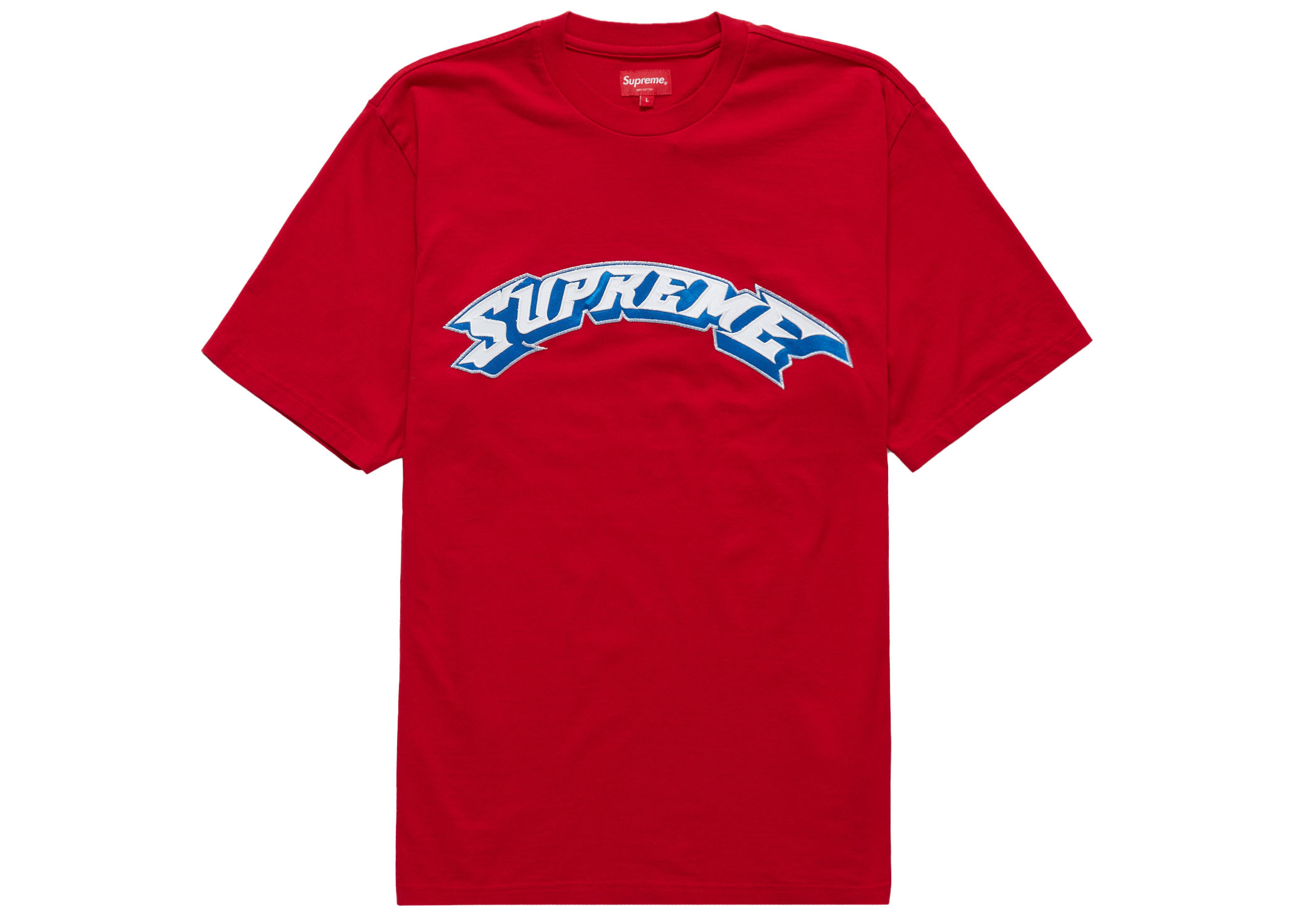 Supreme Appliqué Arc S/S Top Red