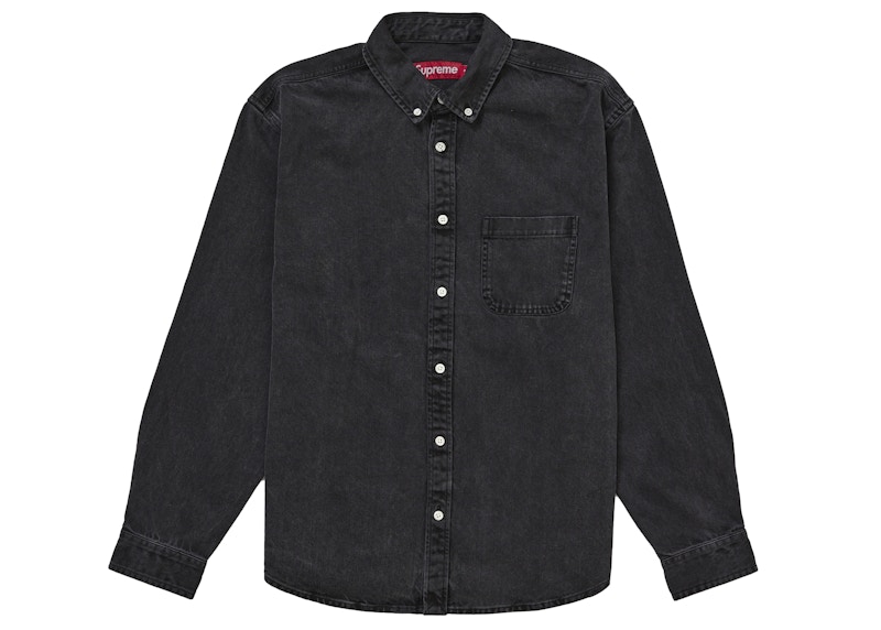 SUPREME Applique Denim デニムシャツ Supreme Applique Denim Shirt Indigo Men's - FW25 - US