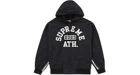 Supreme Appliqué Hooded Track Jacket Black