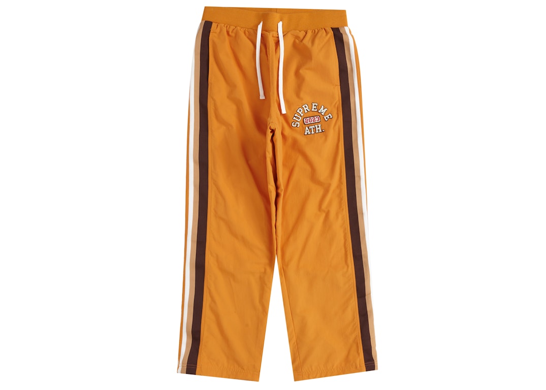 Pre-owned Supreme Appliqué Track Pant Orange