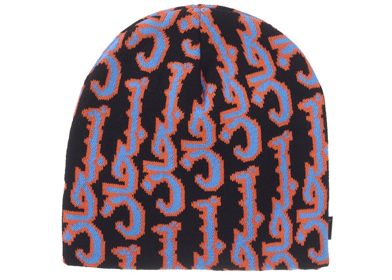 Pre-owned Supreme Arabic Jacquard Beanie In Black