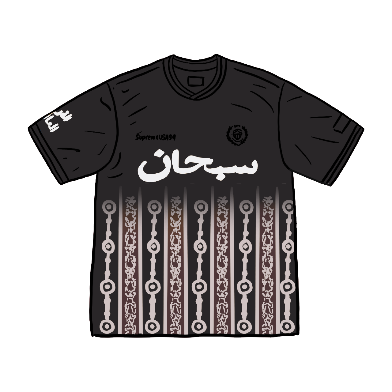 在庫日本製Supreme Arabic Logo Soccer Short ショートパンツ