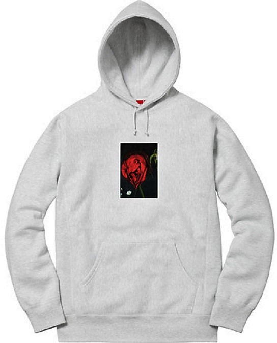 Supreme Araki Rose Hooded Sweatshirt 黒 L