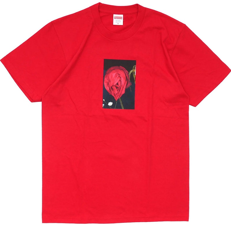 Supreme rose hot sale tee