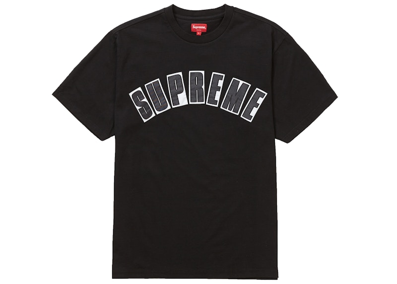 Supreme Arc Applique S/S S/S Top Black