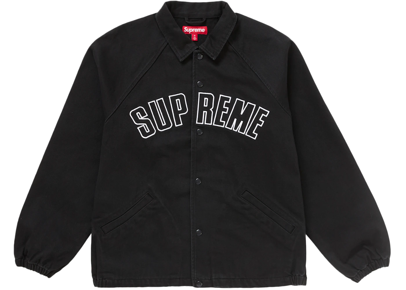 Supreme Arc Denim Coaches Jacket Black Men's - SS24 - US