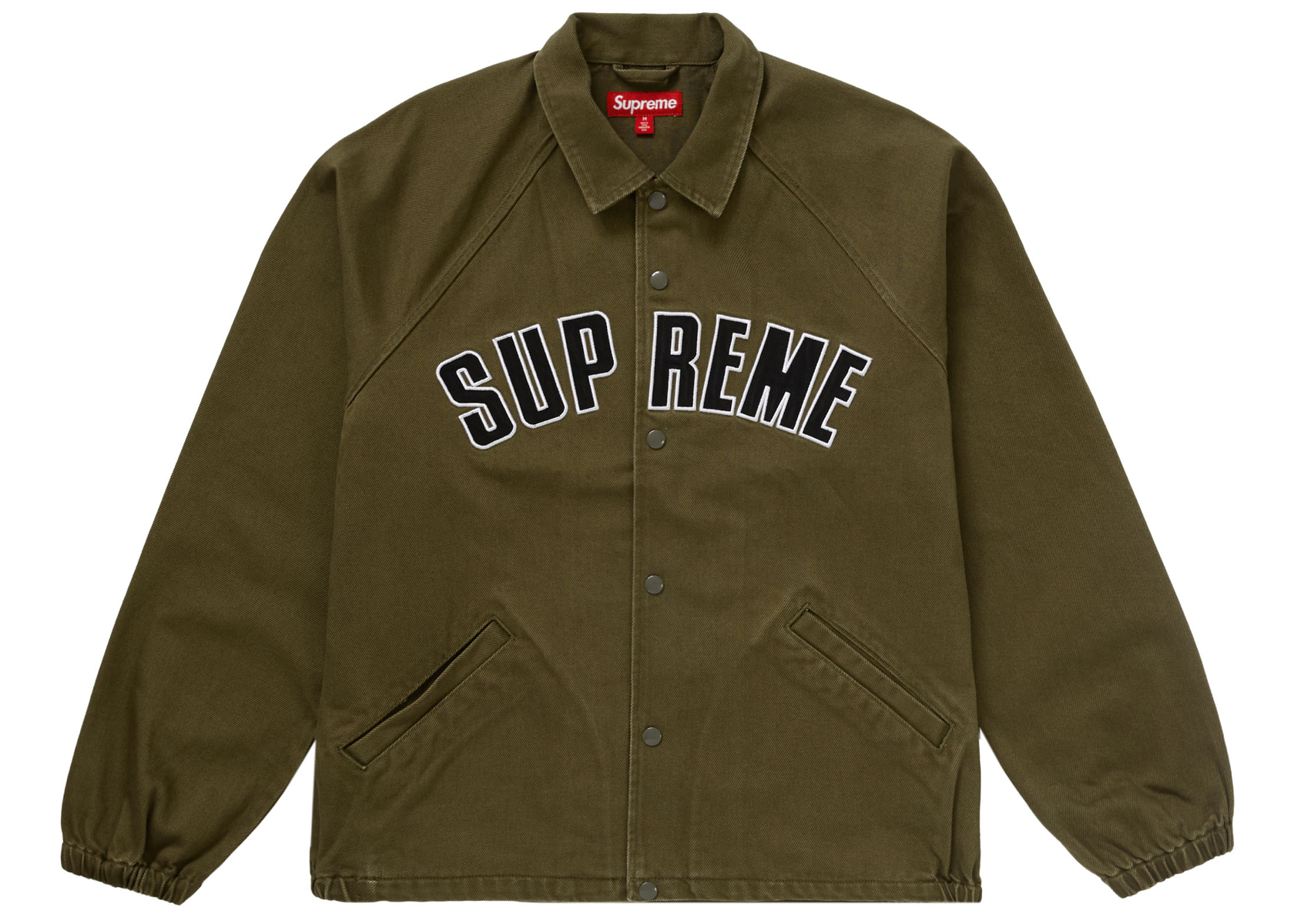 Supreme Arc Denim Coaches Jacket Olive