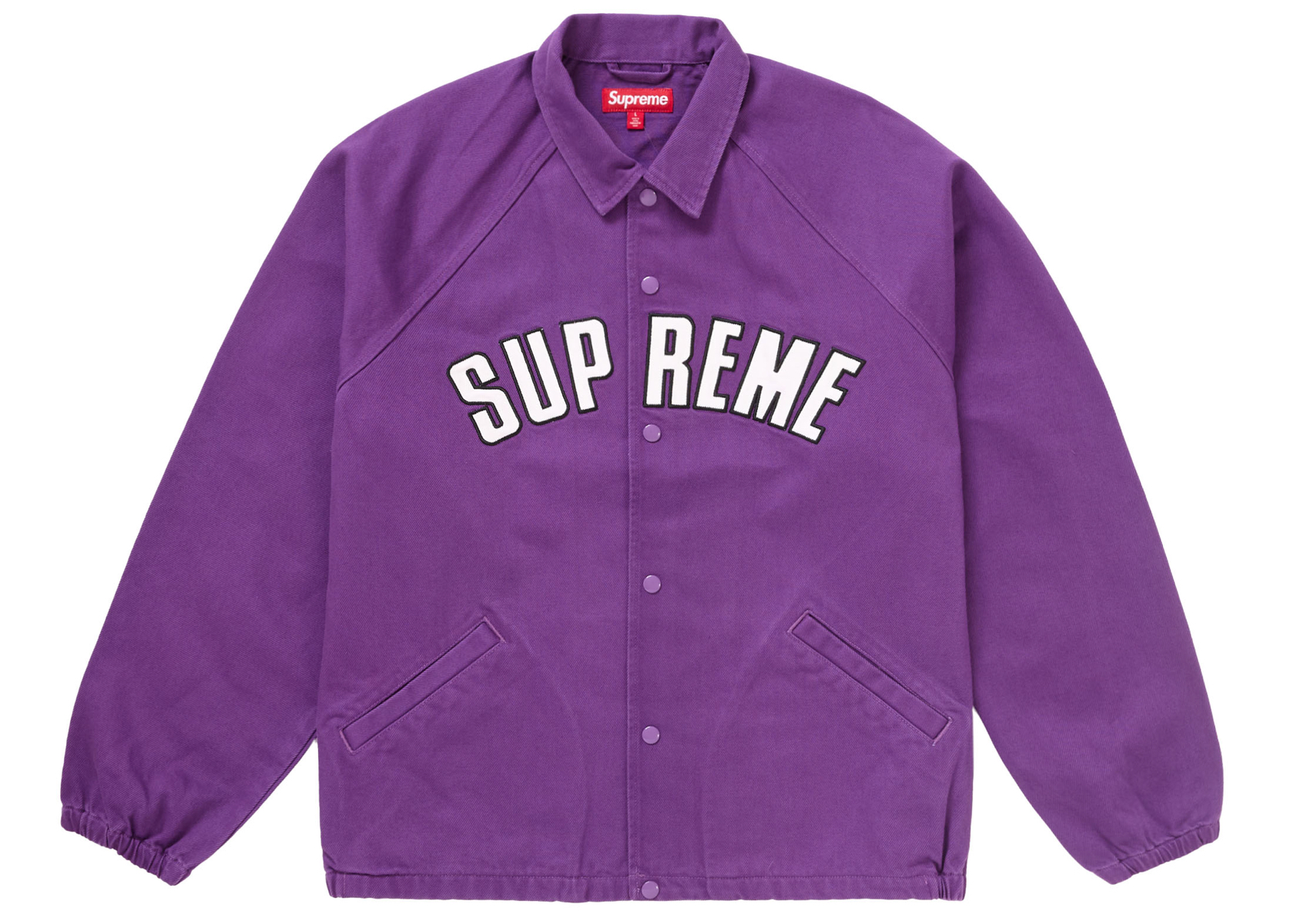 Supreme Arc Denim Coaches Jacket Purple