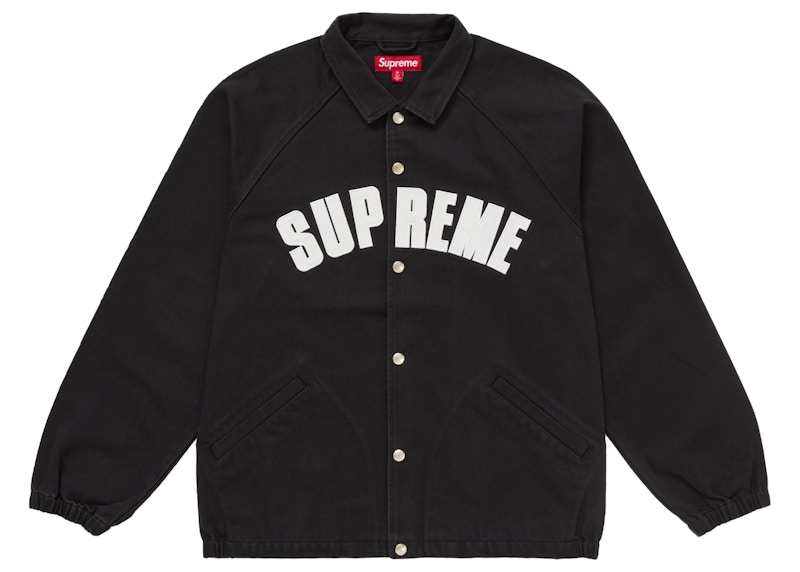 Supreme Arc Denim Coaches Jacket (SS25) Black Men's - SS25 - US