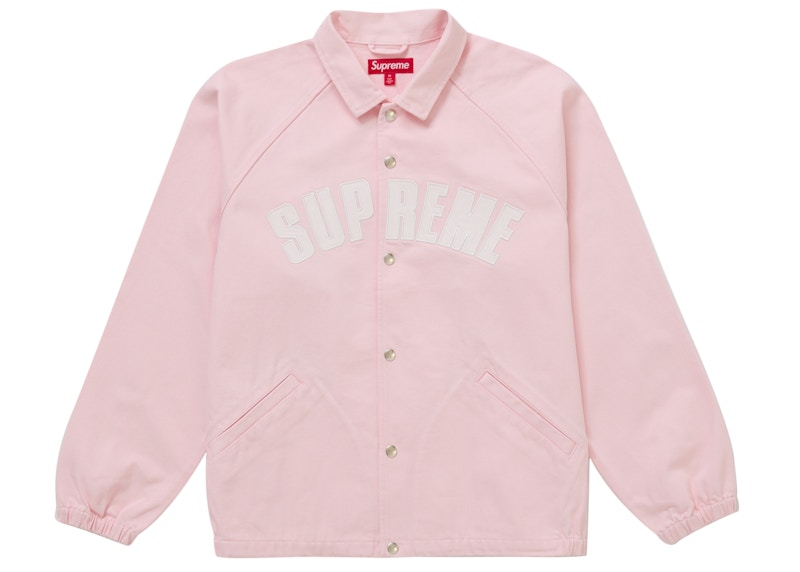 【クーポン対象外】 (SS25) Jacket Coaches Denim Arc Supreme Pink US - SS25 - Men's ジャケット・アウター