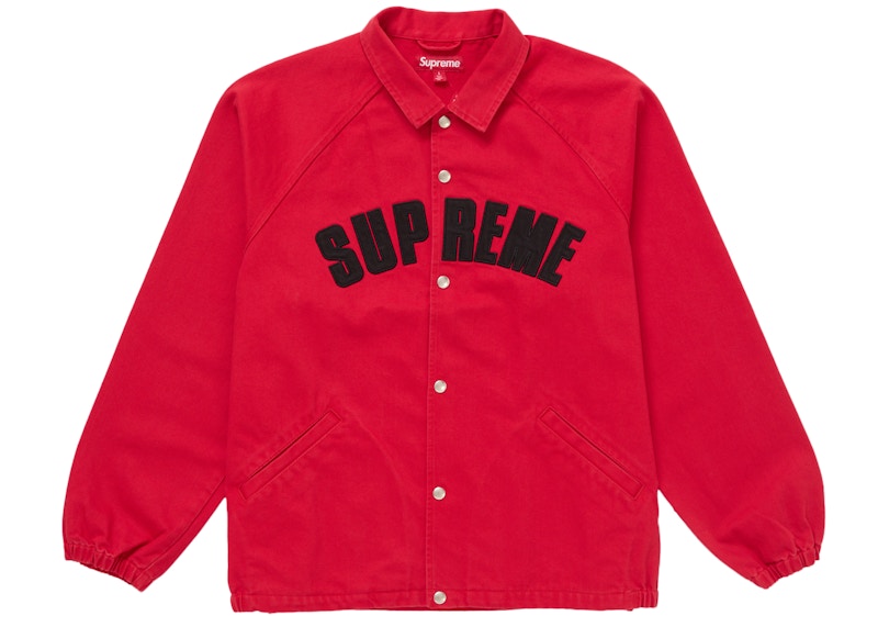 ピンク　Supreme Arc Denim Coaches Jacket　L Supreme Arc Denim Coaches Jacket (SS25) Pink Men's - SS25 - US