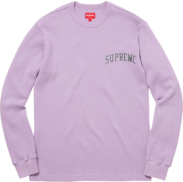 Supreme Arc Logo Thermal Zip Up Sweatshirt