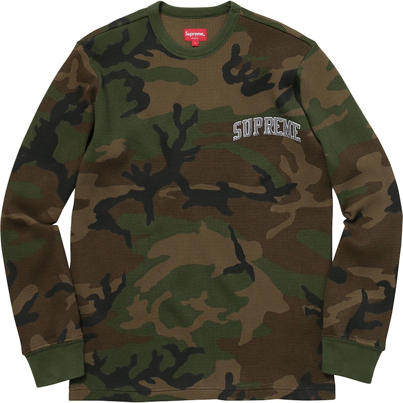 supreme long sleeve camo