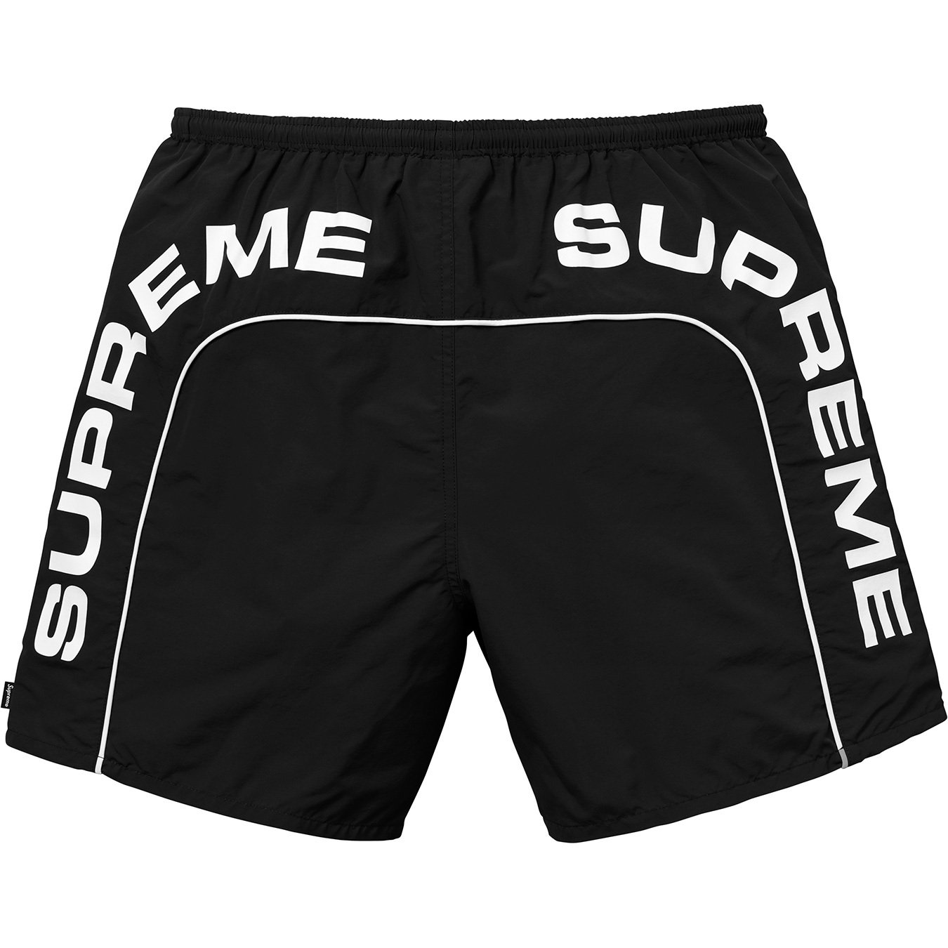Supreme Arc Logo Water Short Black Men's - SS18 - US